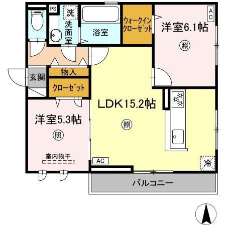 D-Resena 宮崎駅東の物件間取画像