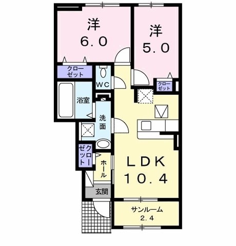 アイリスの物件間取画像