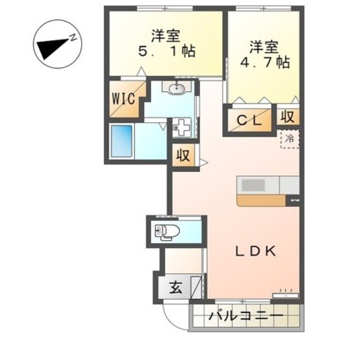 中津駅 徒歩29分 1階の物件間取画像