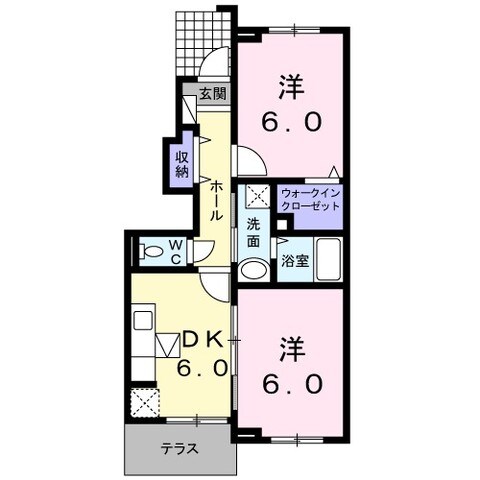 レスタ　２の物件間取画像