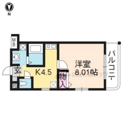 カーサ・ドルチェの物件間取画像