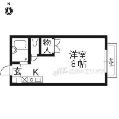 レオパレスあまのの物件間取画像