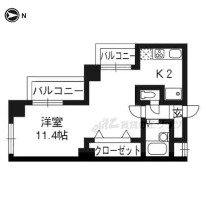 マシモマナーの物件間取画像