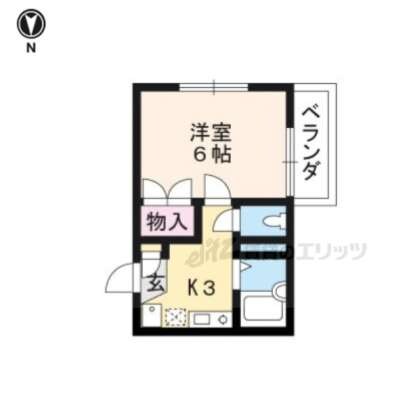 ピジェール下鴨の物件間取画像