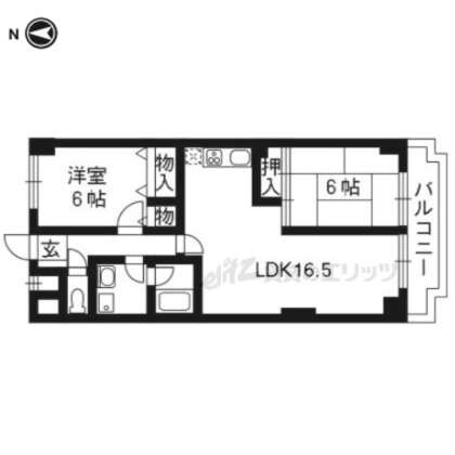 リバーサイド・橋忠の物件間取画像