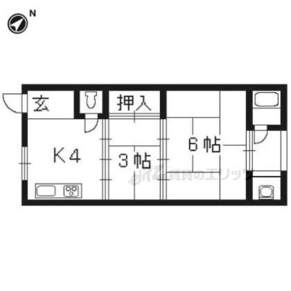 第二苔ノ荘の物件間取画像