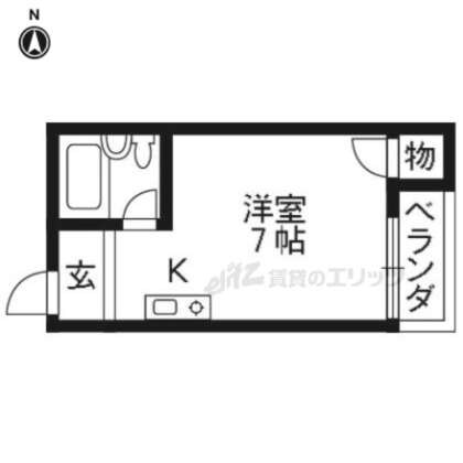 ピエスドゥ－の物件間取画像