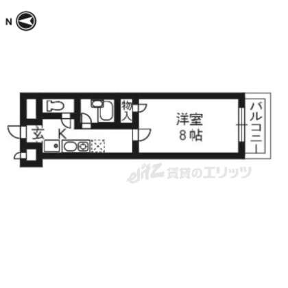 らくさいめぞん２の物件間取画像