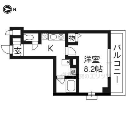 アティ今出川の物件間取画像