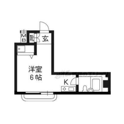 ロマネスク京都丹波口の物件間取画像