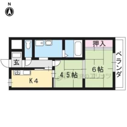 第三シャトーウメダの物件間取画像