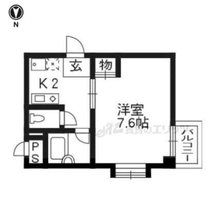 エクシード五条の物件間取画像