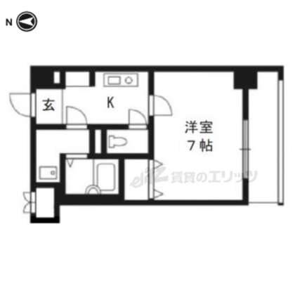 ライオンズマンション京都河原町第三の物件間取画像