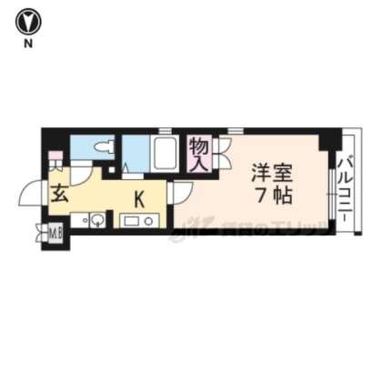 ベラジオ御所東の物件間取画像