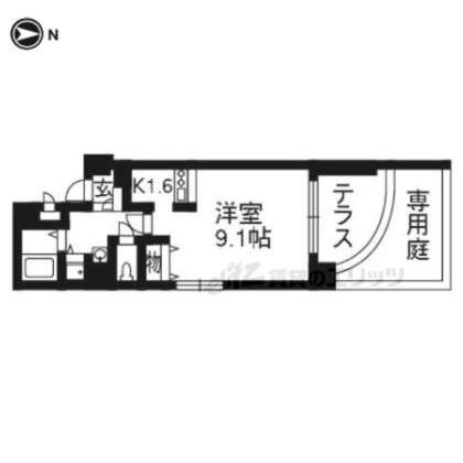 プレサンス京都三条大橋東山苑の物件間取画像