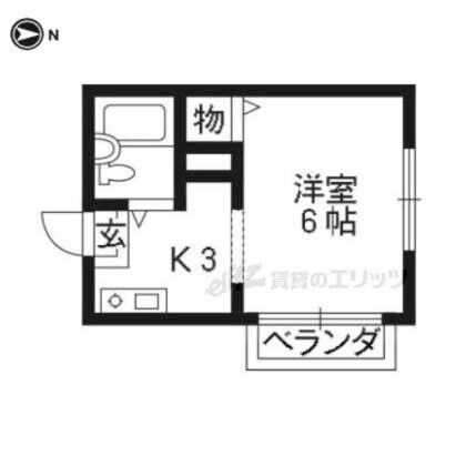 プレール北白川の物件間取画像