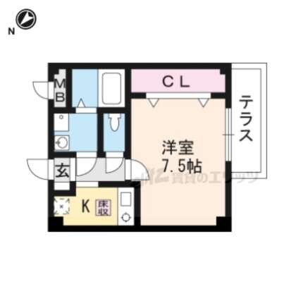 ユニゾンＫの物件間取画像