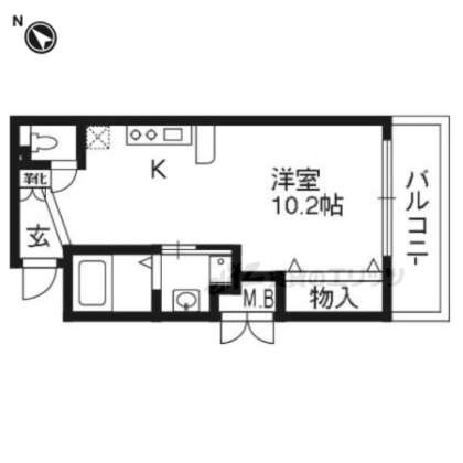 エスパシオ離宮の物件間取画像