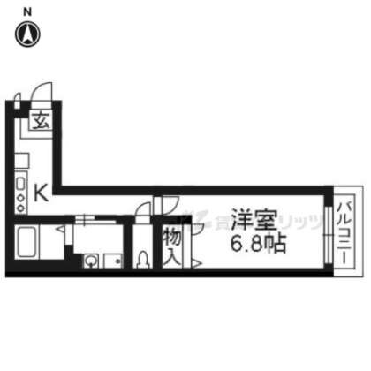 ＢａａｎＤｉｉ五條の物件間取画像