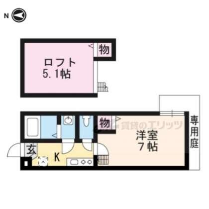 STABLE三条大宮の物件間取画像