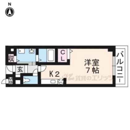 パインビレッジ162の物件間取画像