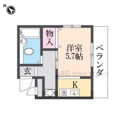 桜町ハイツの物件間取画像