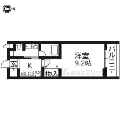 ベラジオ京都駅東Ⅱの物件間取画像