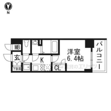 プレサンス京都四条烏丸響の物件間取画像