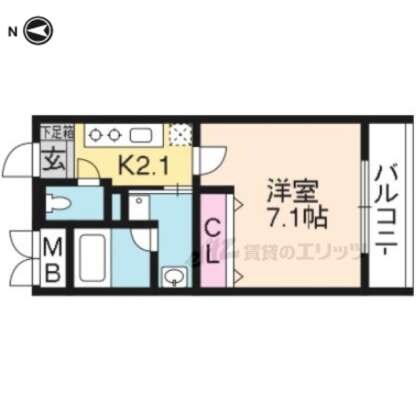 シェール・ラ・トルチュの物件間取画像