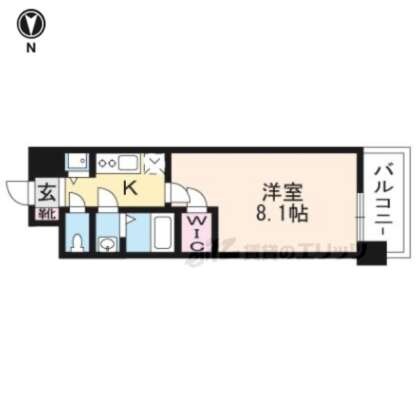 エスリード京都梅小路の物件間取画像