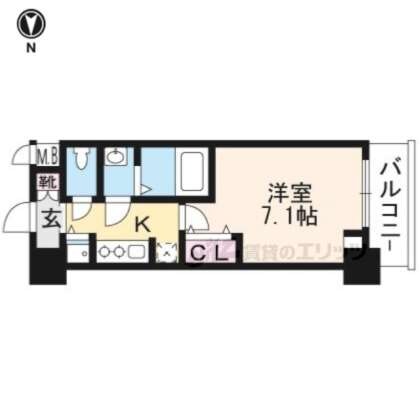 アドバンス京都ソナーレの物件間取画像