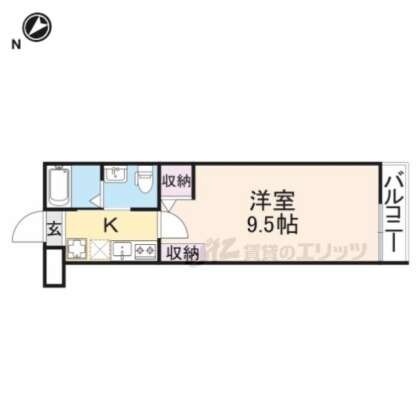 パレ五条清水の物件間取画像