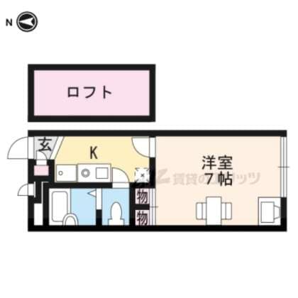 レオパレス行永の物件間取画像