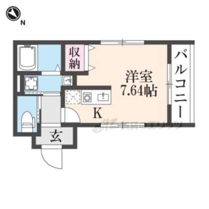 アミティエ南草津の物件間取画像