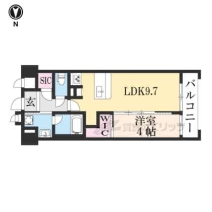 パラドール四条烏丸グレイスの物件間取画像