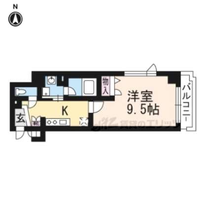 アスヴェル京都東寺前の物件間取画像