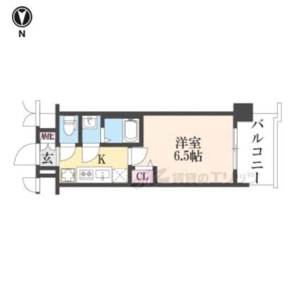 プレサンスTHE KYOTO新町通の物件間取画像