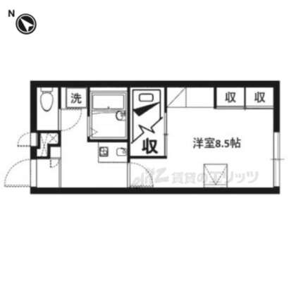 レオパレスクレールの物件間取画像