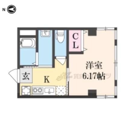 天進ビルの物件間取画像