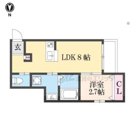 リアコート高井田中央ＷＥＳＴの物件間取画像