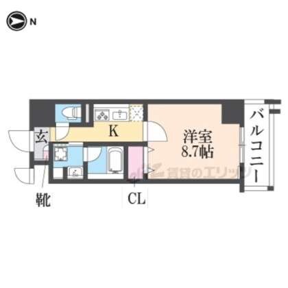 Ｌａ　ｖｉｌｌａ-1930-の物件間取画像