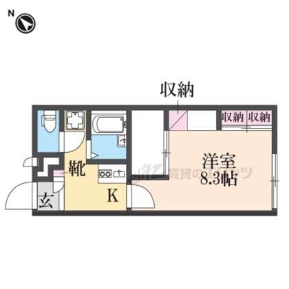 レオパレスJOYの物件間取画像
