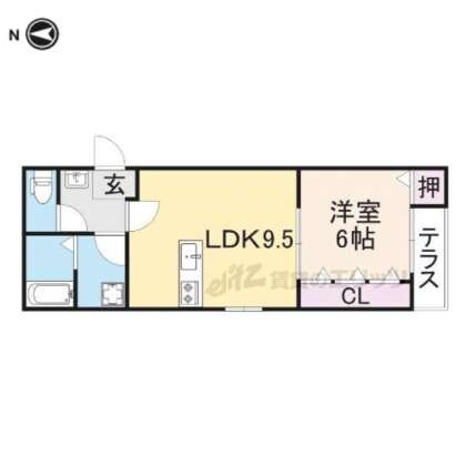 ウイング萱島本町の物件間取画像