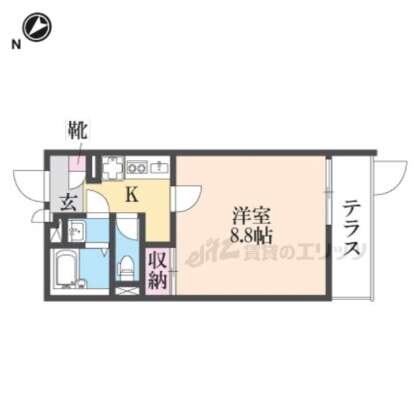 クレイノ大物の物件間取画像