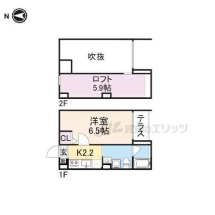 サクシード長洲東の物件間取画像