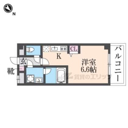 ＡＩＬＥ武庫之荘の物件間取画像