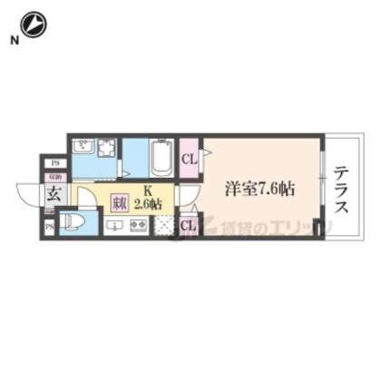 シンフォニーⅠの物件間取画像