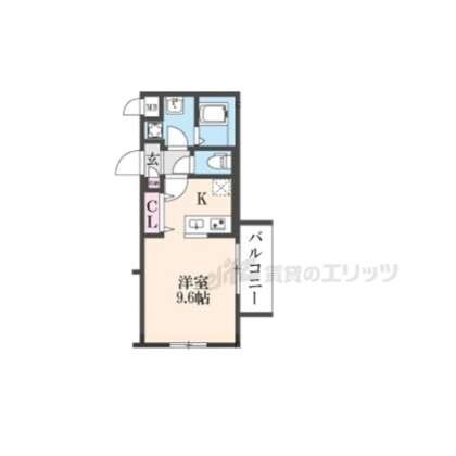 CREST TAPP京都丹波口Ⅱの物件間取画像