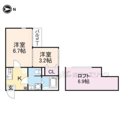 ＫｙｏＭａｉｓｏｎ伏見の物件間取画像
