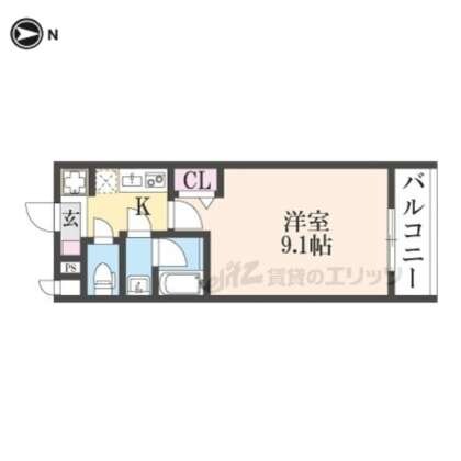 LA FITE KYOTO OIKE _WESTの物件間取画像